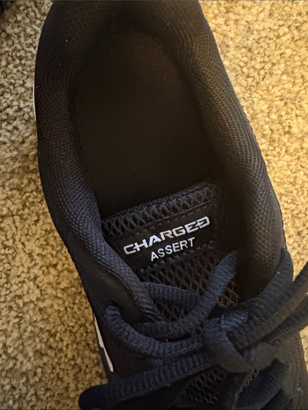 Under Armour Black & White Running Shoes - Picture 4 of 7
